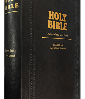 Mission KJV Study Bible with EGW Comments, Synthetic Vegan Leather, Large Print