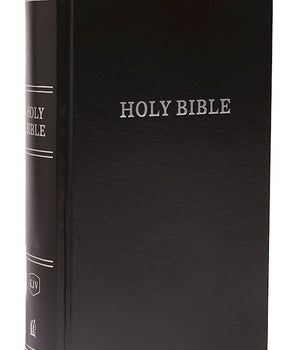 KJV, Large Print Pew Bible - Black HC