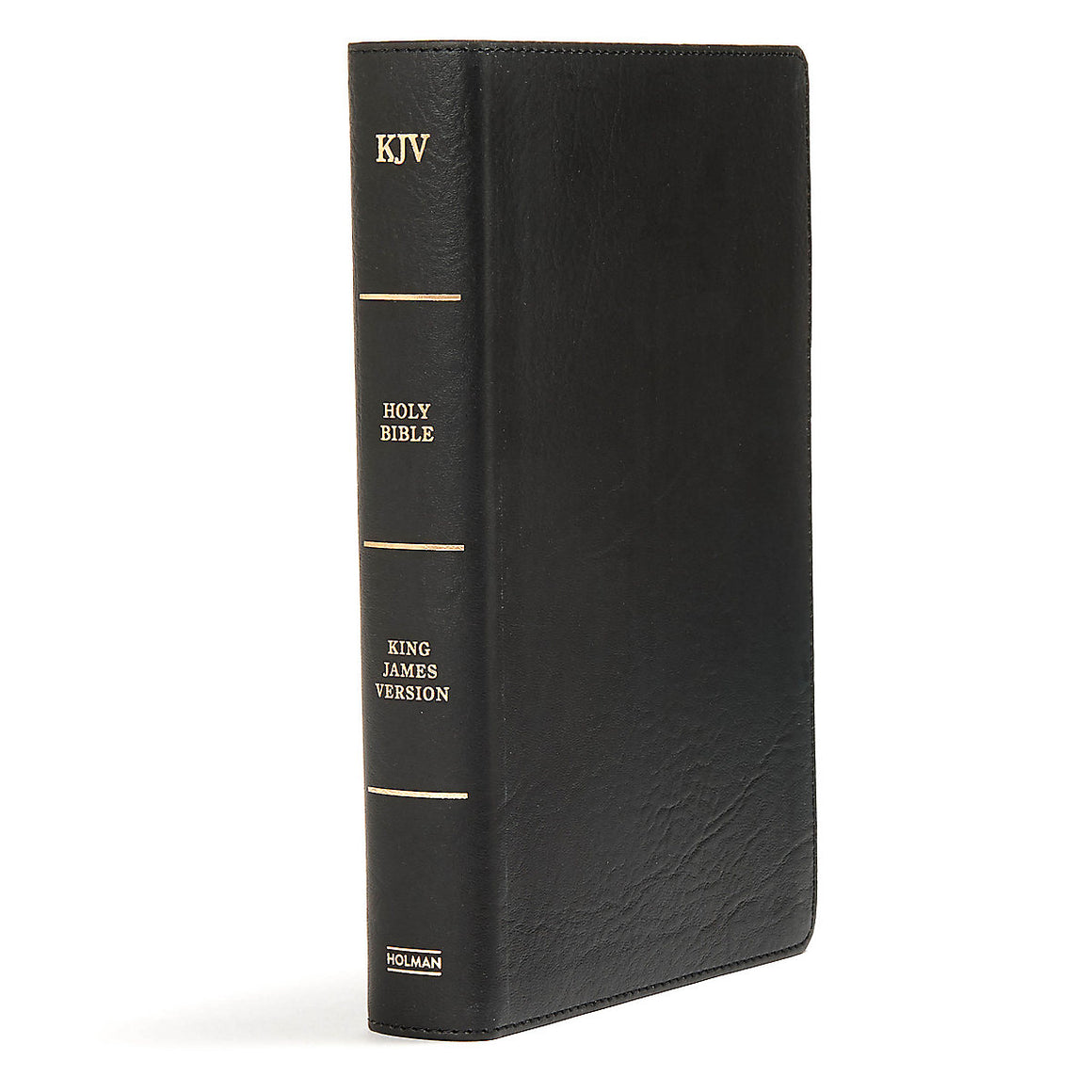 Holman: KJV Large Print, Personal Size, Reference Bible, Black Leathertouch