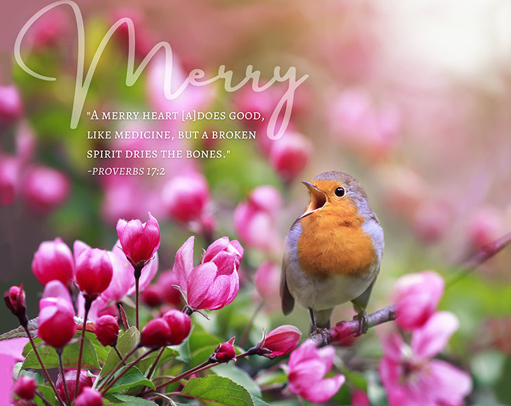 Merry (Proverbs 17:2), Canvas Wall Decor