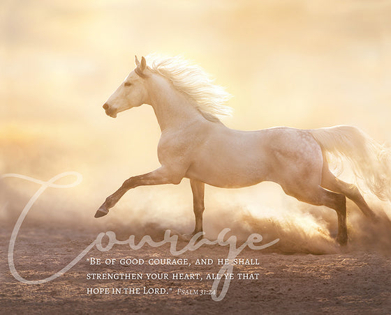 Courage (Psalms 31:24), Canvas Wall Decor