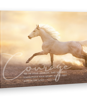 Courage (Psalms 31:24), Canvas Wall Decor