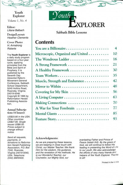 Youth Explorer: Vol. 1, #4