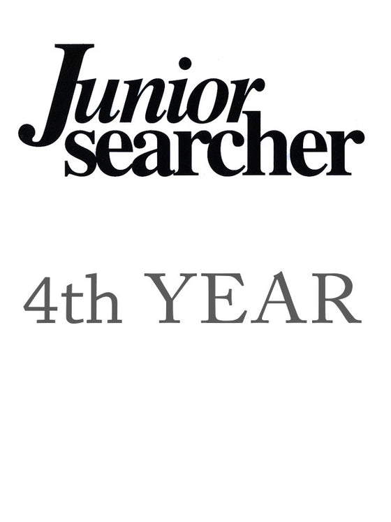 Junior Searcher (4th year, No. 1-4)
