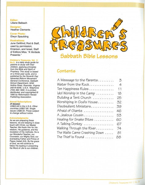 Children's Treasures, Vol. 1, #3