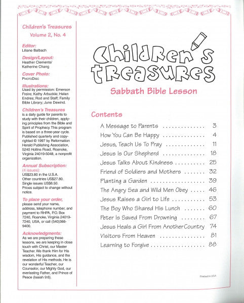 Children's Treasures, Vol. 2, #4