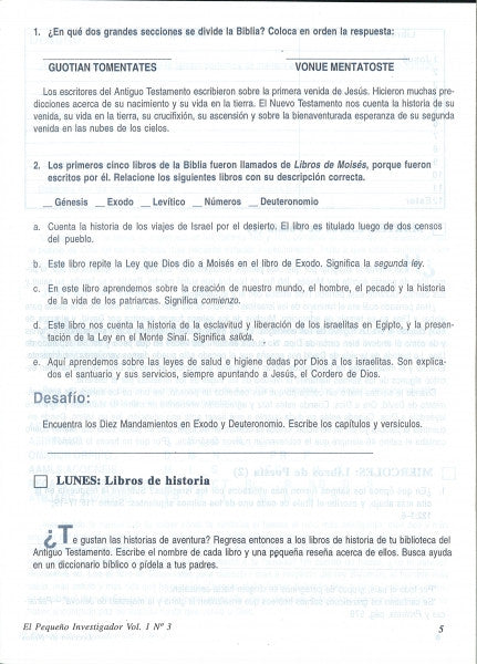 Spanish: Junior Searcher, Vol. 1, #3