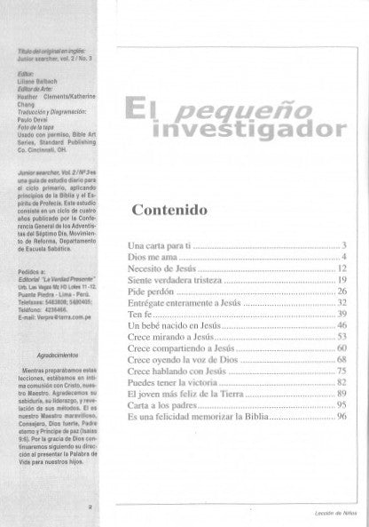 Spanish: Junior Searcher, Vol. 2, #3