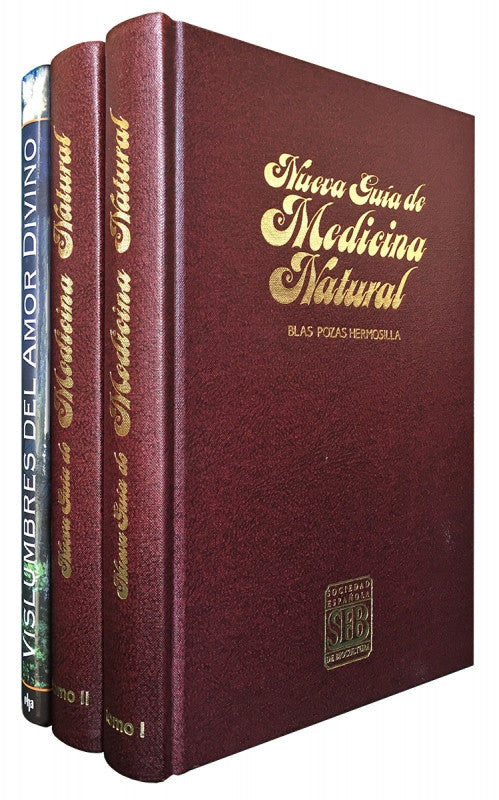 Nueva Guia de Medicina Natural (2 Tomos) with DVD & Vislumbres del Amor Divino