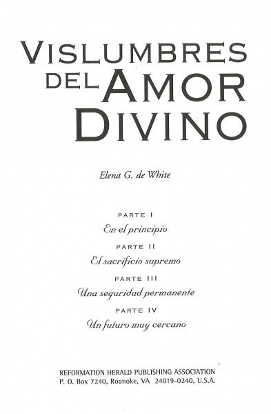 Vislumbres del Amor Divino
