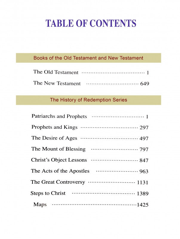 The History of Redemption KJV Bible, Genuine Leather, Black, Zippered