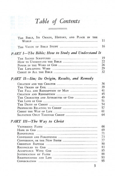 Bible Readings for the Home