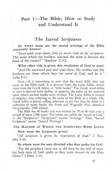 Bible Readings for the Home