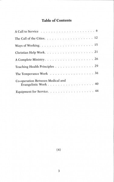 Call to Medical Evangelism and Health Education
