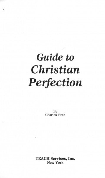 Guide to Christian Perfection