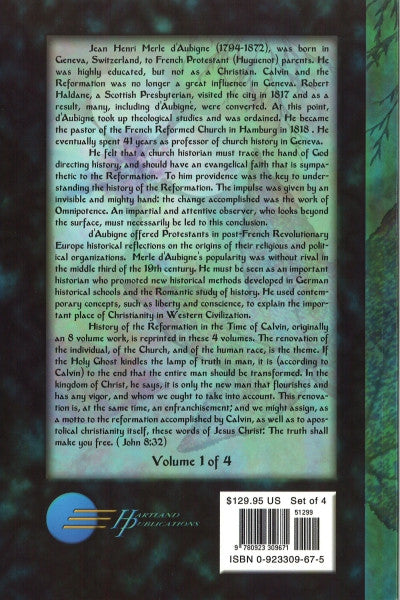 History of the Reformation in the Time of Calvin (4 Volume Set)