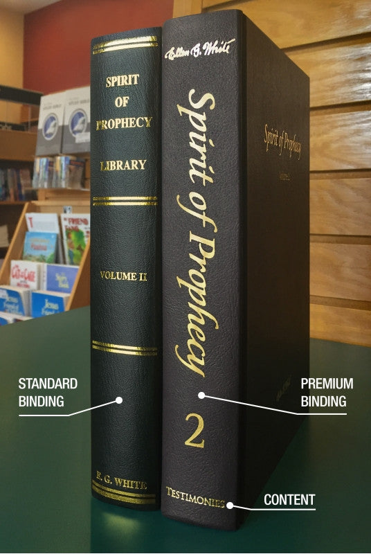 Spirit of Prophecy Library 10 Volume Set, Premium Custom Binding