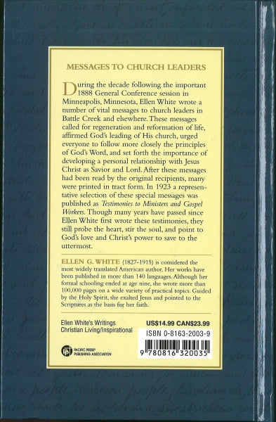 Testimonies to Ministers and Gospel Workers, CHL