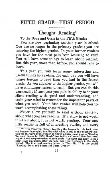 True Education Reader, 5th Grade