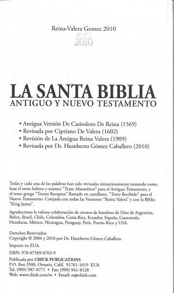Spanish Bible: RVG2010 Biblia
