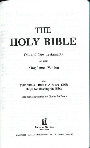 Seaside Bible: KJV, Bible for Children