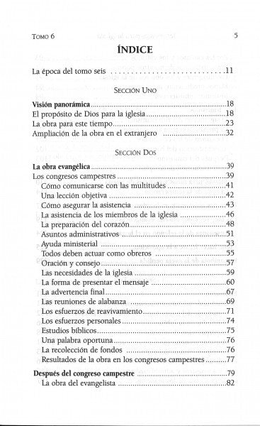 Testimonios Para la Iglesia, Tomo 6