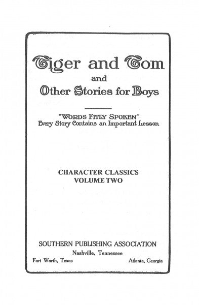 Character Classics, Vol. 2 - Tiger and Tom