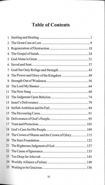 Treasures in Isaiah