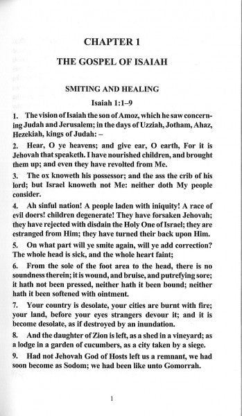 Treasures in Isaiah