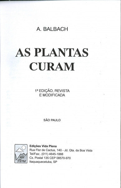 As Plantas Curam
