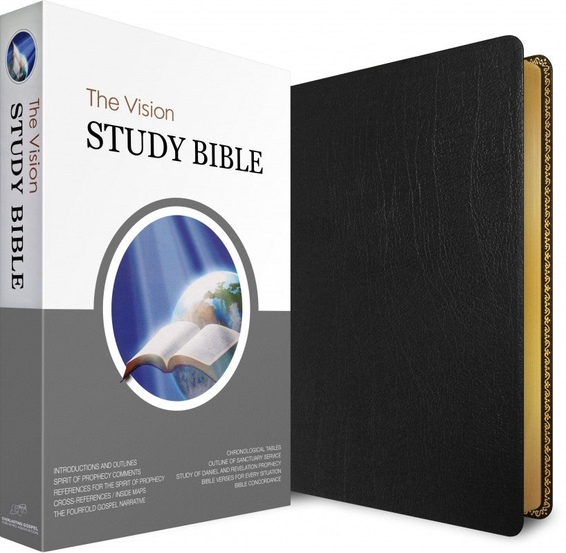 Vision Study Bible, EGW Comments, KJV, Synthetic Leather (HOR Chart included, No box)