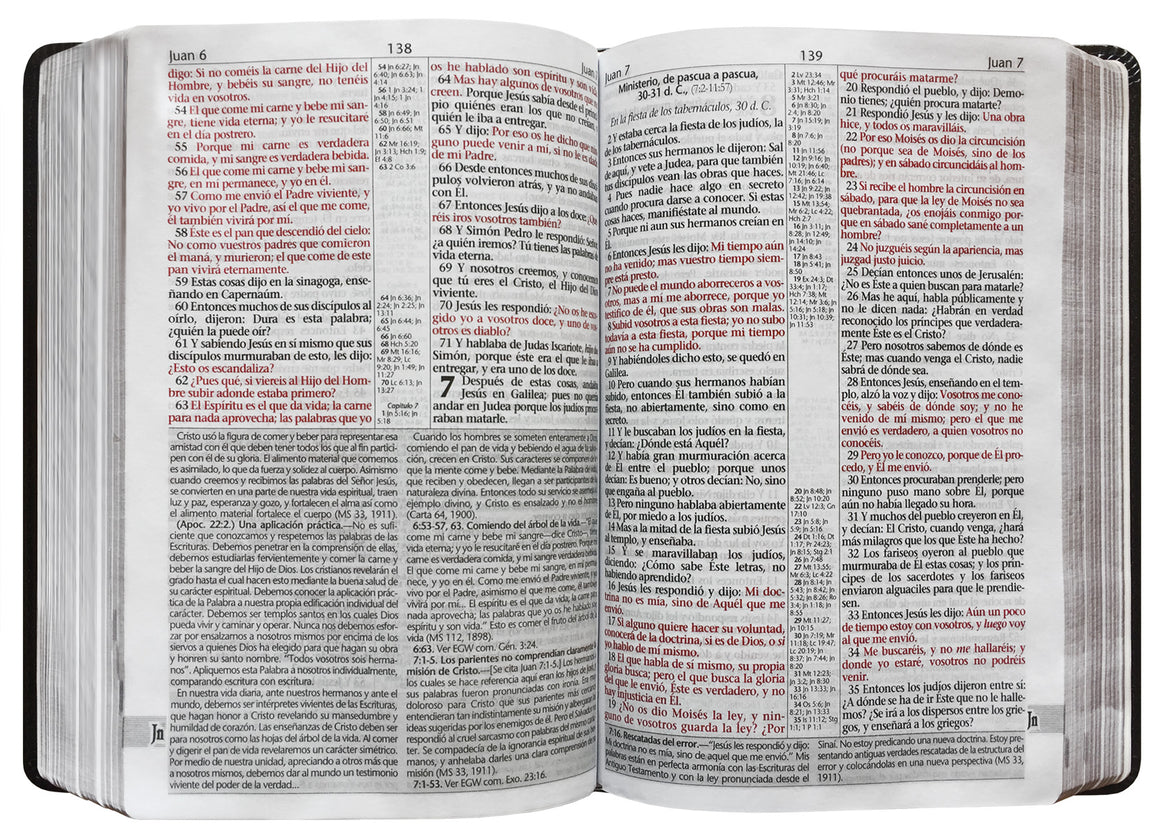 Nueva Misión Biblia de Estudios con Himnario Adventista—Azul