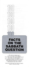 Tract: 100 Facts on the Sabbath Question - 1st Edition
