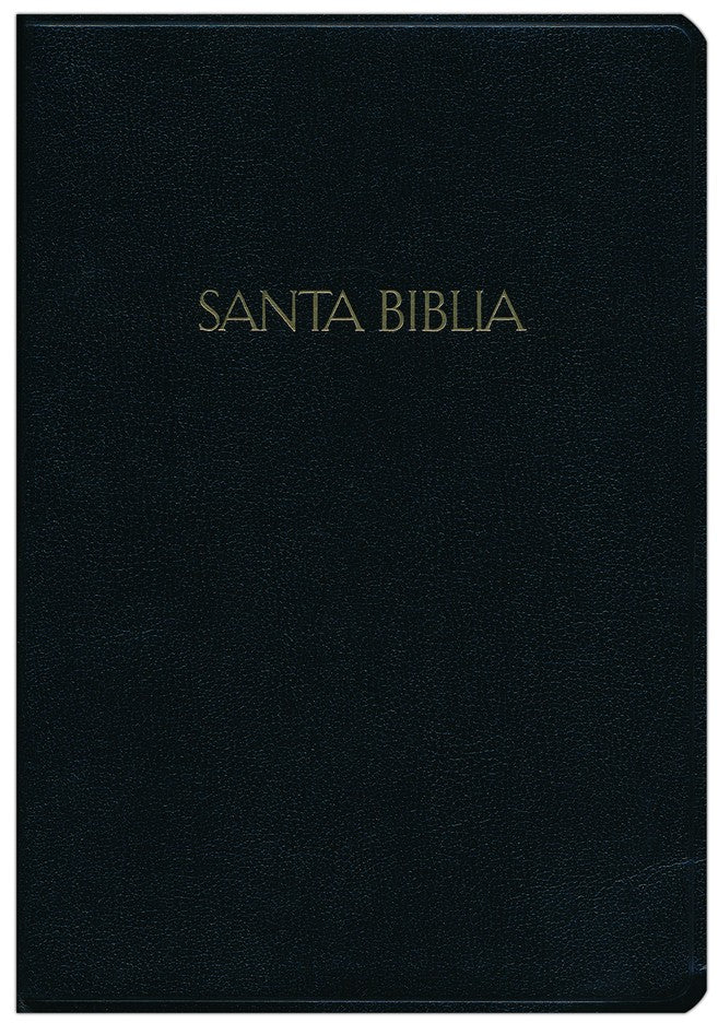 Bilingual Bible: RVR1960/KJV, Letra Grande, Leather Imitation, Black
