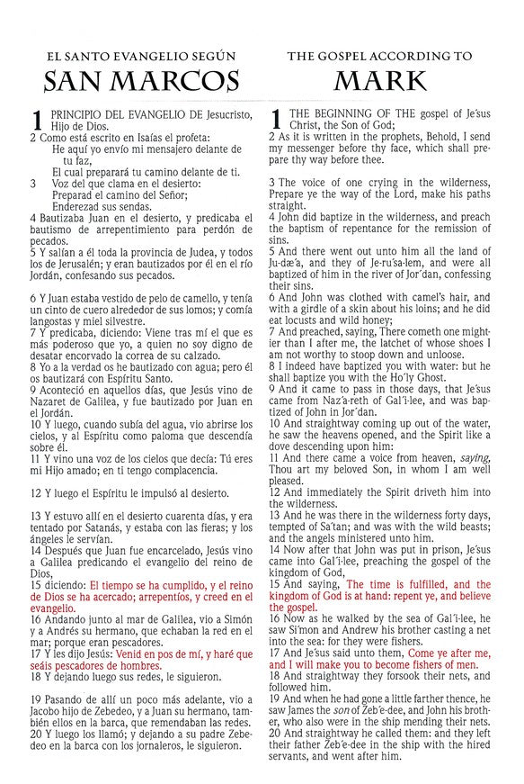 Bilingual Bible: RVR1960/KJV, Letra Grande, Leather Imitation, Black