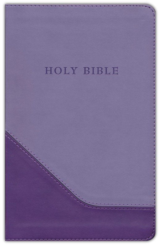 The KJV Personal-Size Giant-Print Reference Bible, Lilac/Violet Flexisoft