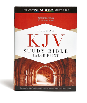 KJV Study Bible Large Print HC - with Bible plan and Concordance!