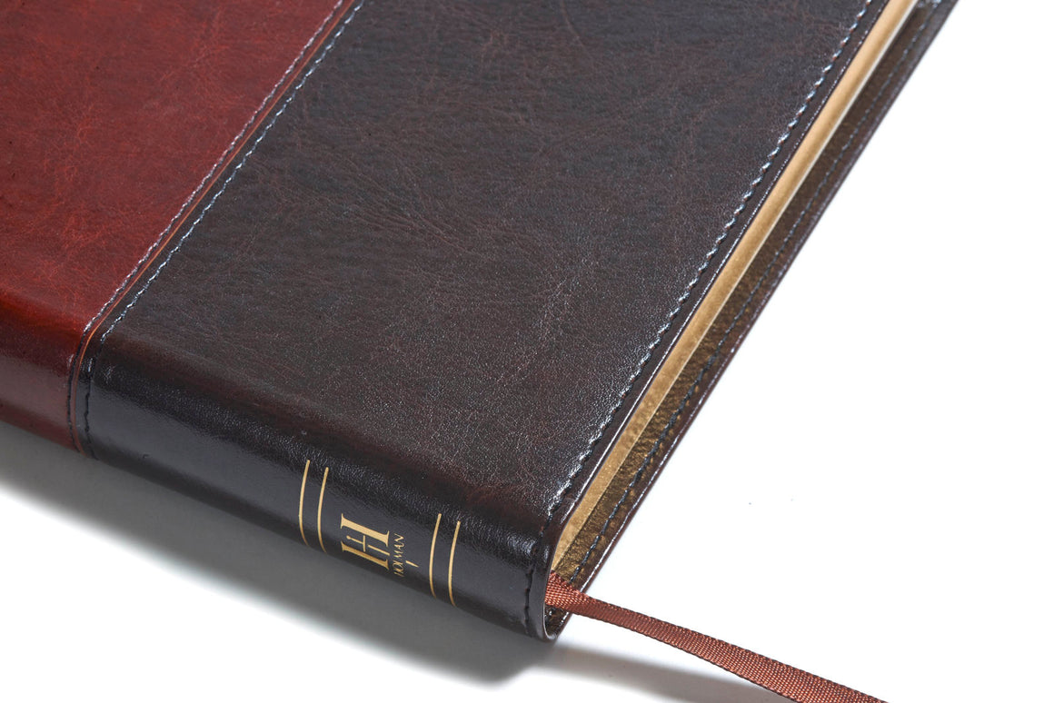 Bible: KJV, Large Print Ultrathin Reference Bible, Saddle Brown