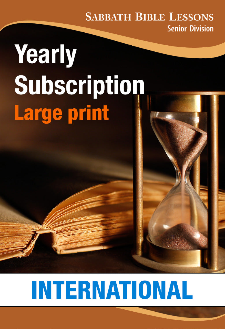 Sabbath School Bible Lessons - International Subscription