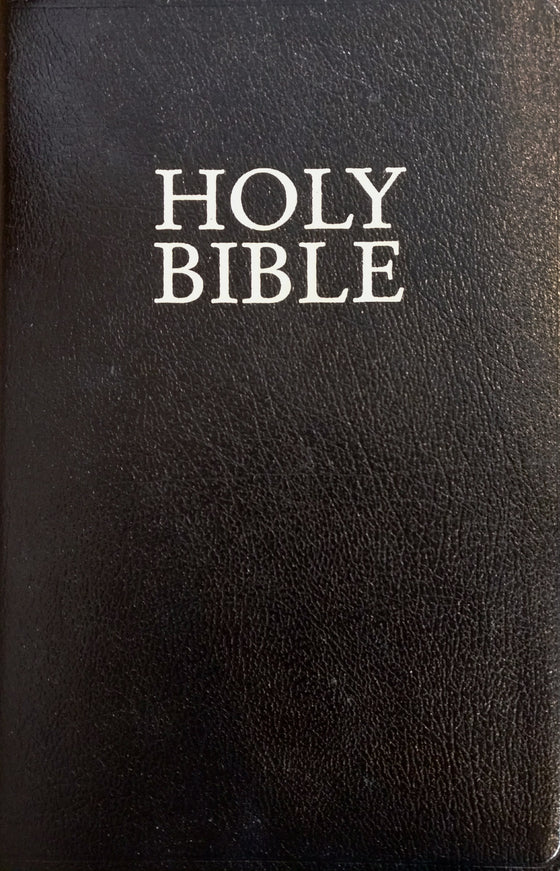 Bible: KJV, Giant Print, Personal Size, by Zondervan, Bonded Leather, Black - NO CASE