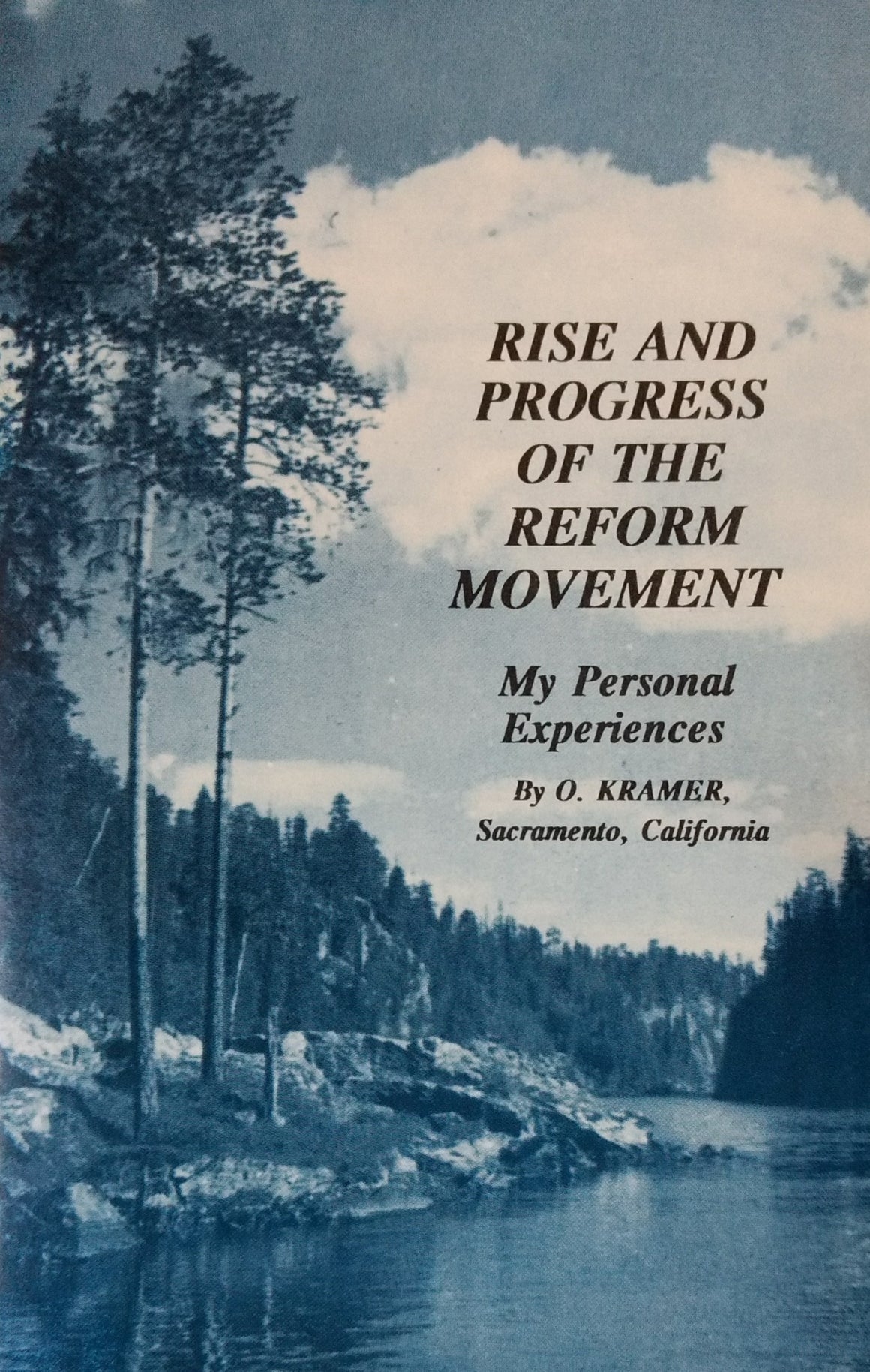 Rise and Progress of the Reform Movement