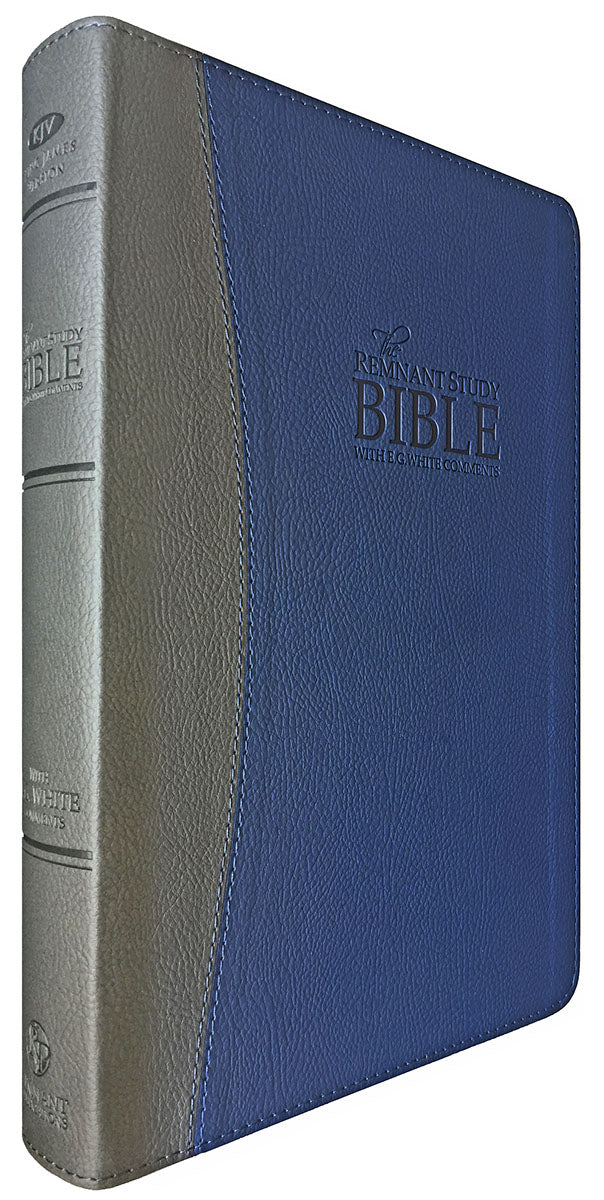 Remnant Study Bible, KJV - Leathersoft, Blue/Gray
