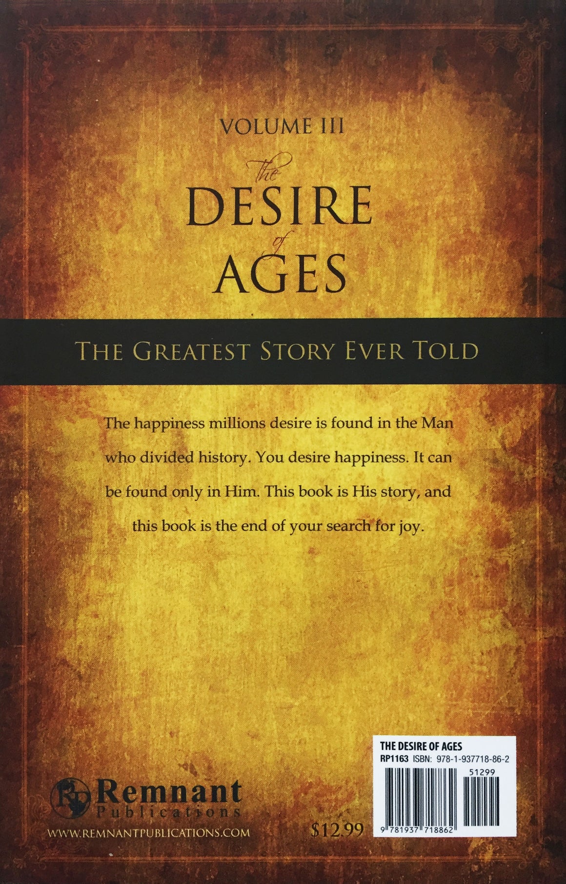 The Desire of Ages (The Greatest Story Ever Told)