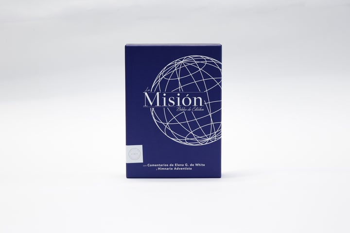 Nueva Misión Biblia de Estudios con Himnario Adventista—Azul