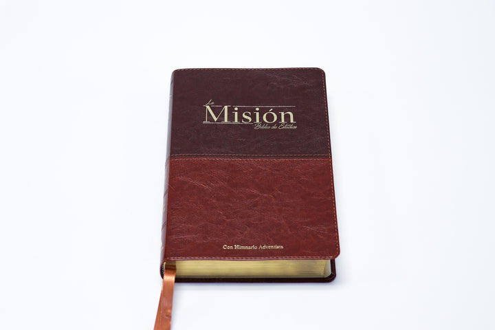 Nueva Misión Biblia de Estudios con Himnario Adventista—Cafe