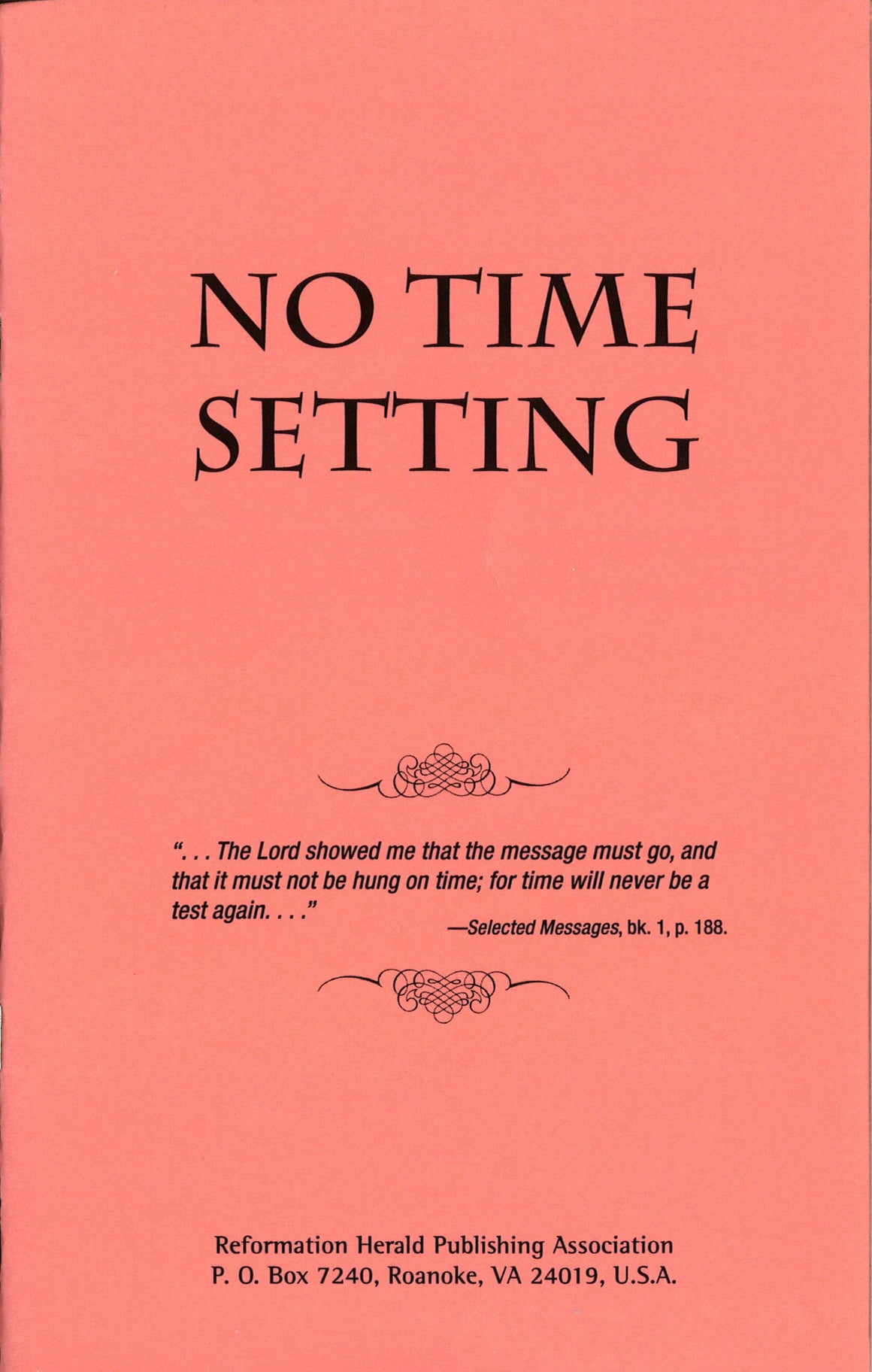 No Time Setting