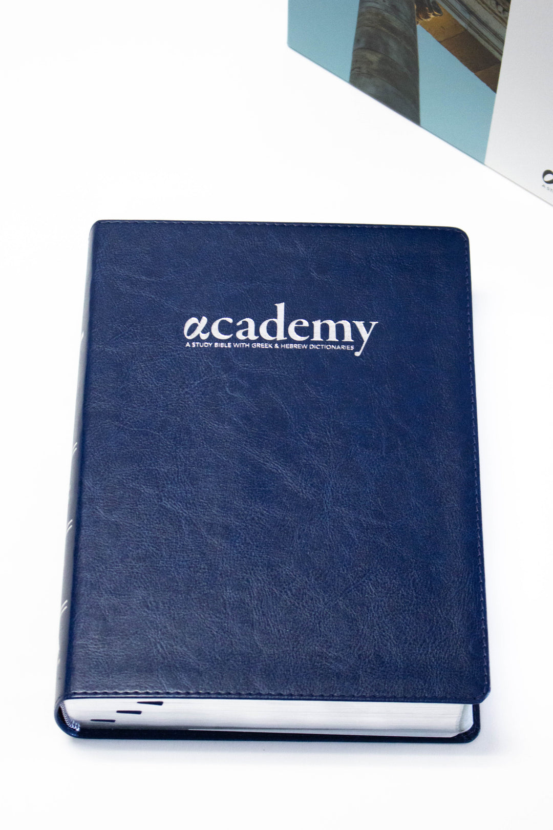Academy Study Bible - Sapphire Blue Edition—Shipping in May