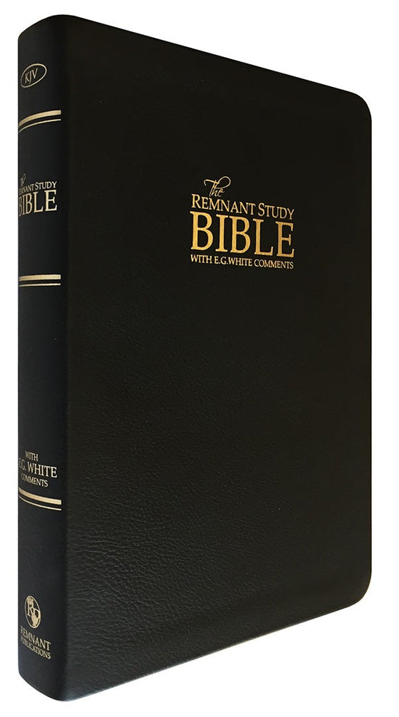Bible: Remnant Study Bible, KJV - Genuine Top-grain Leather, Black