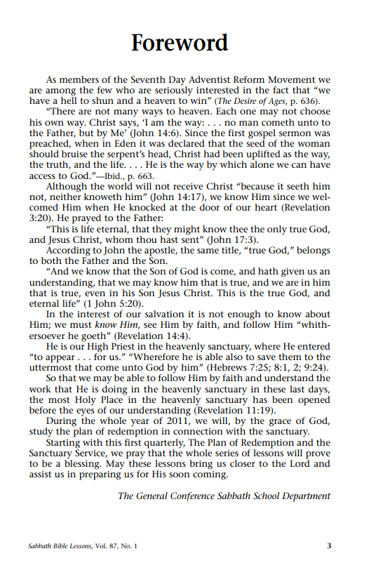The Plan of Redemption and the Sanctuary Service