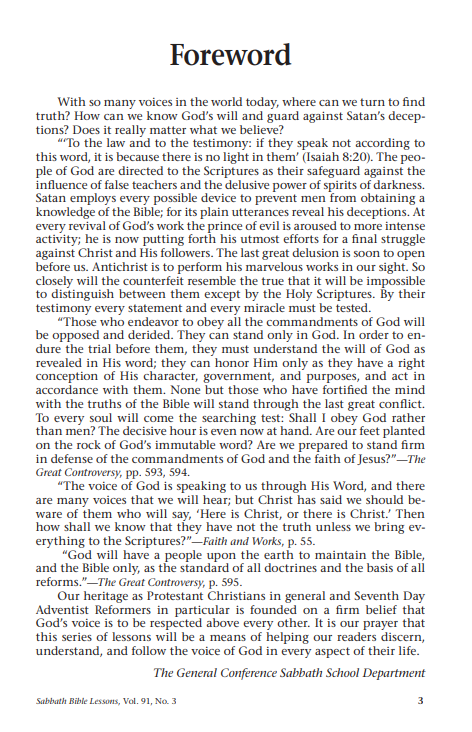 Hearing the Voice of God